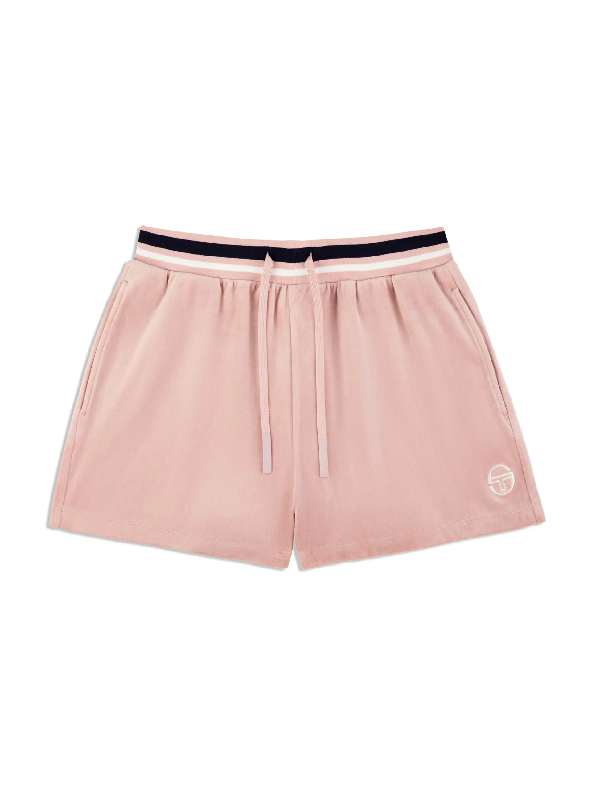 Adele Velour Short- Pale Mauve