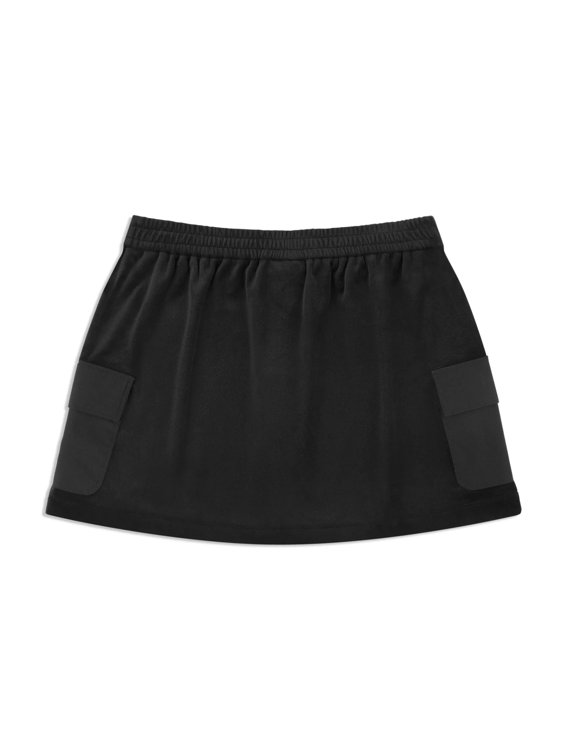 Adele Velour Skirt- Black Beauty