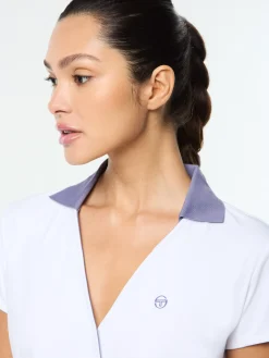 Agata Wrap Polo- Brilliant White