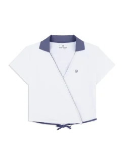 Agata Wrap Polo- Brilliant White
