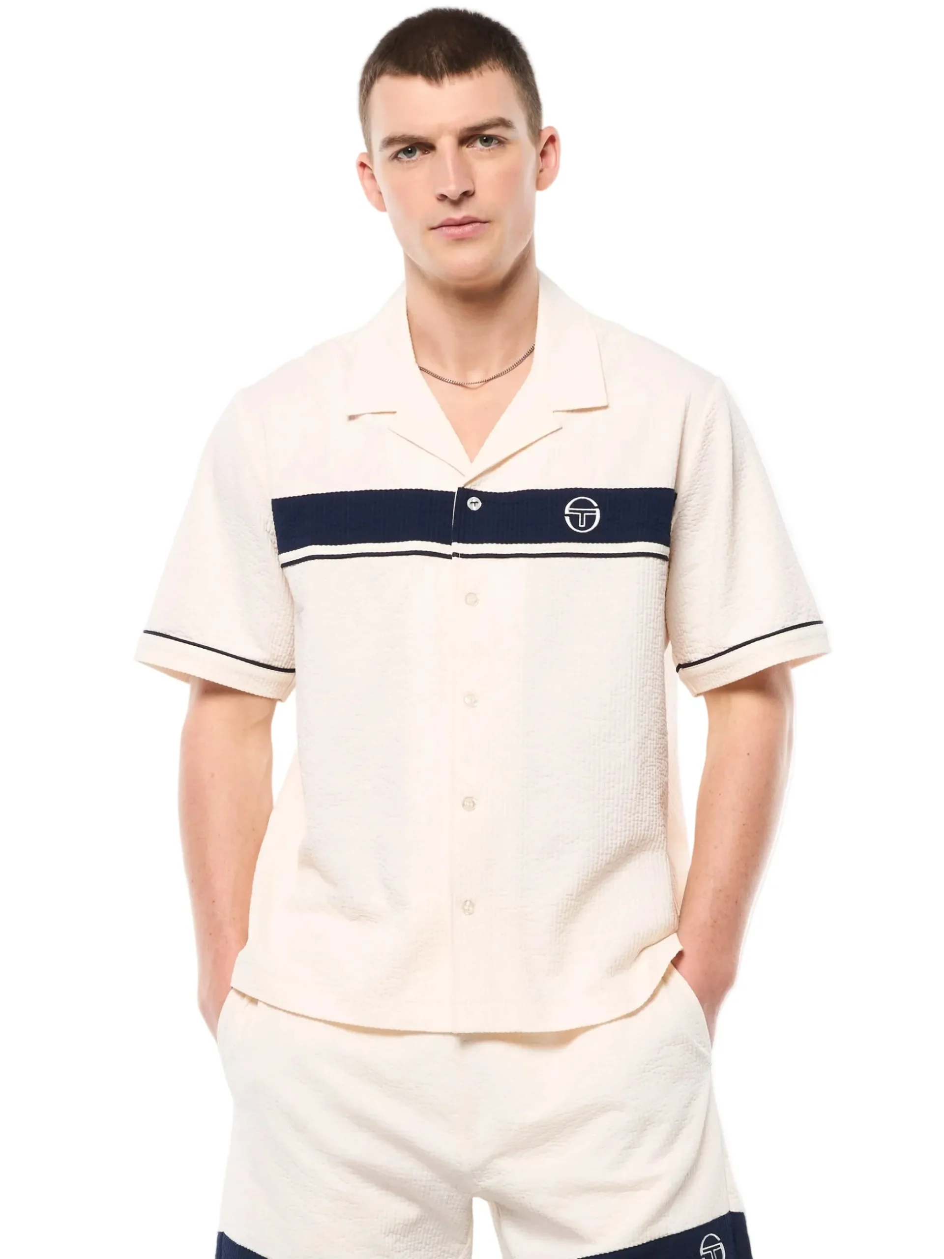 Annata Cabana Shirt-Gardenia