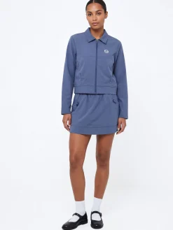 Aria Track Jacket- Blue Indigo