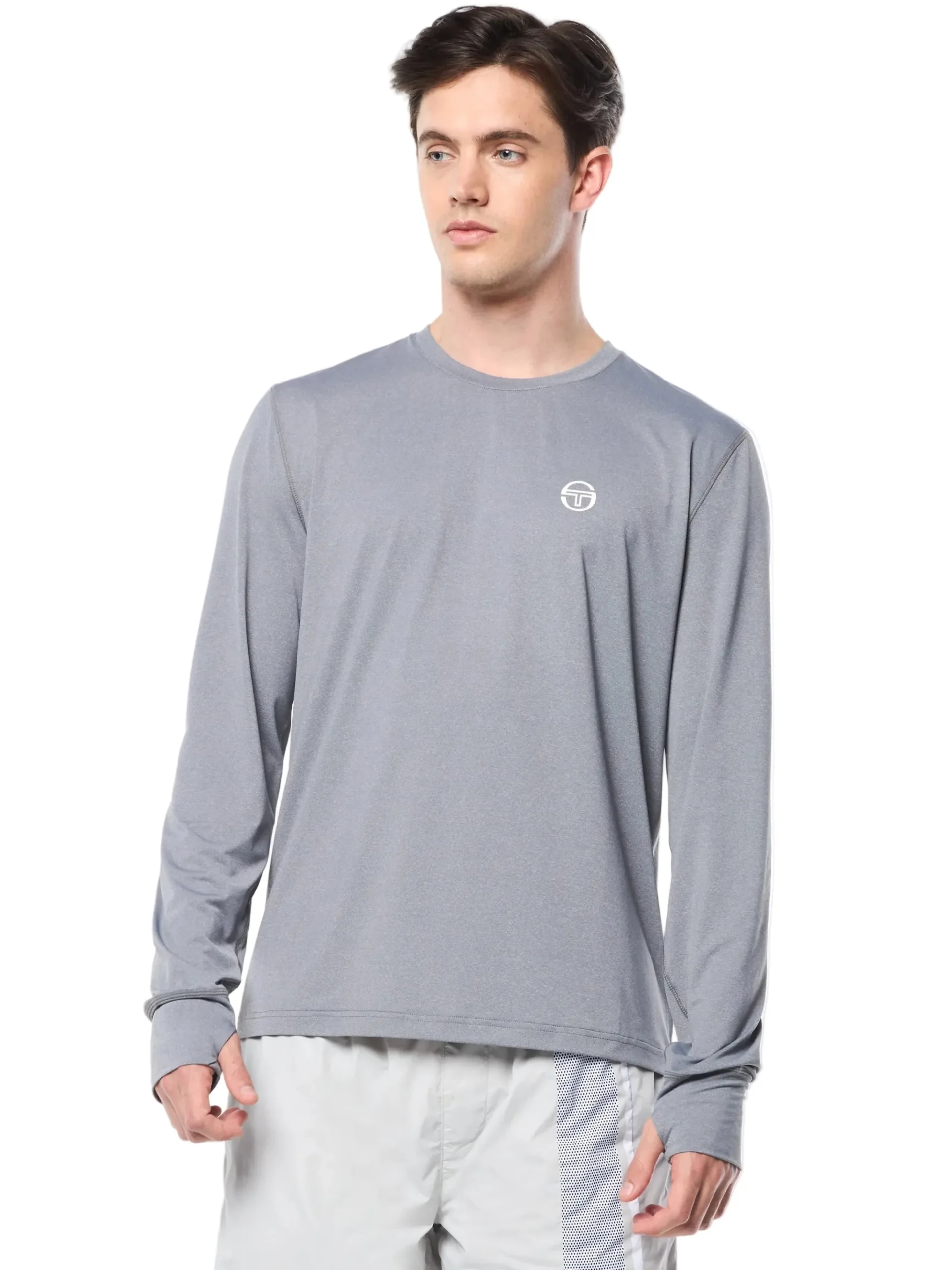 Attivo Damarindo Long Sleeve Tee- Quiet Gray