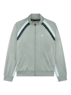 Banda Velour Track Jacket- Slate Gray