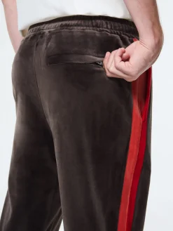 Banda Velour Track Pant- Mulch