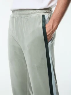 Banda Velour Track Pant- Slate Gray