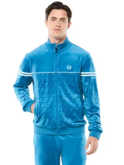 Bandiera Track Jacket- Mykonos Blue