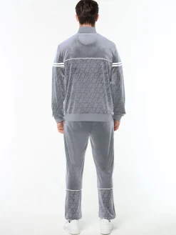 Bandiera Track Jacket- Sleet