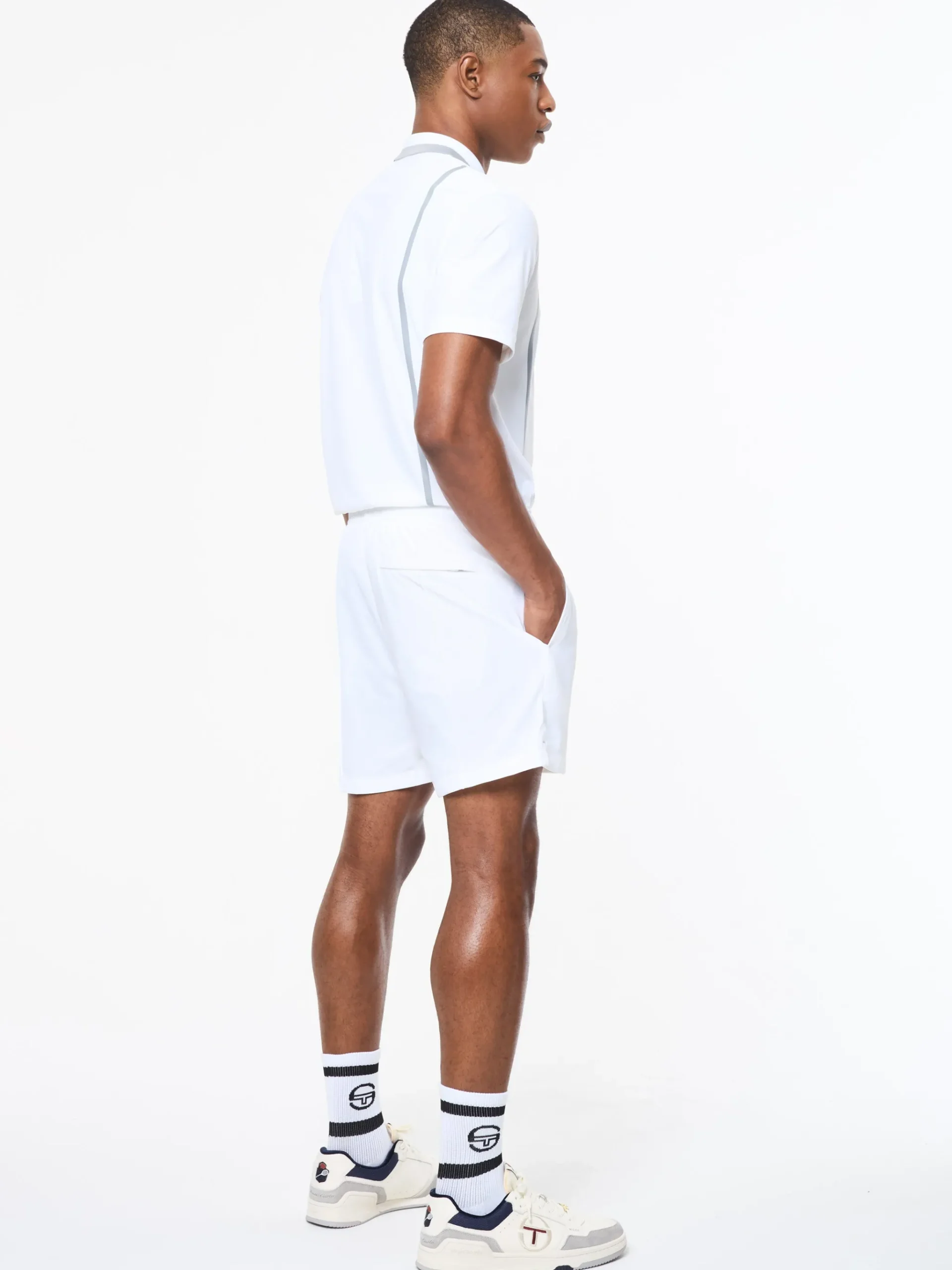 Campo Court Short- Brilliant White