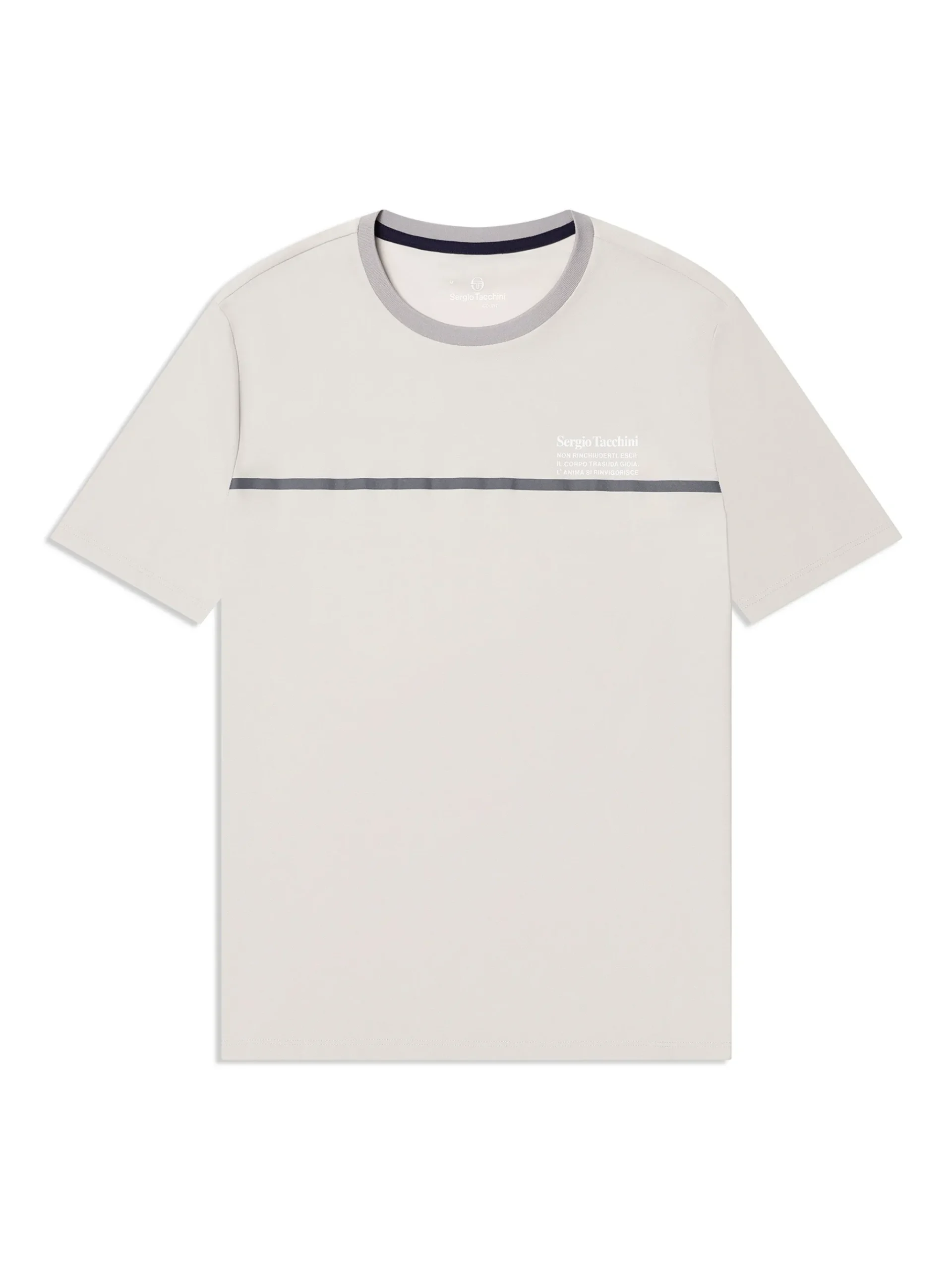 Campo Court T-Shirt- Quiet Grey