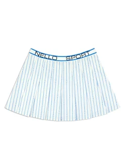 Colonna Cropped Skirt- French Blue