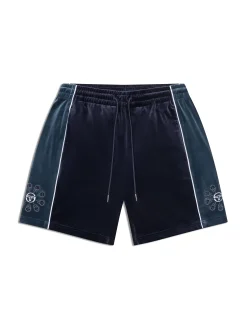 Cresta Velour Short-Maritime Blue
