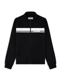 Cursivo Track Jacket- Black Beauty