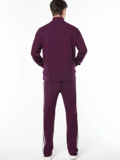 Cursivo Track Jacket- Potent Purple
