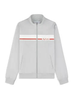 Cursivo Track Jacket- Quiet Grey
