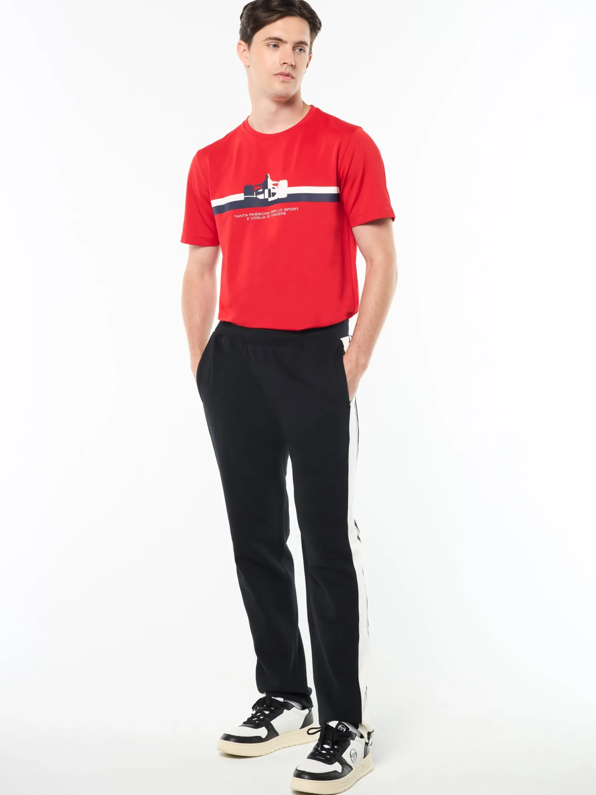 Cursivo Track Pant- Black Beauty