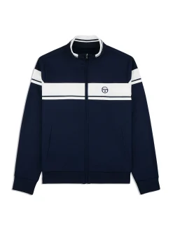 Damarindo Track Jacket Archivio- Maritime Blue/ White