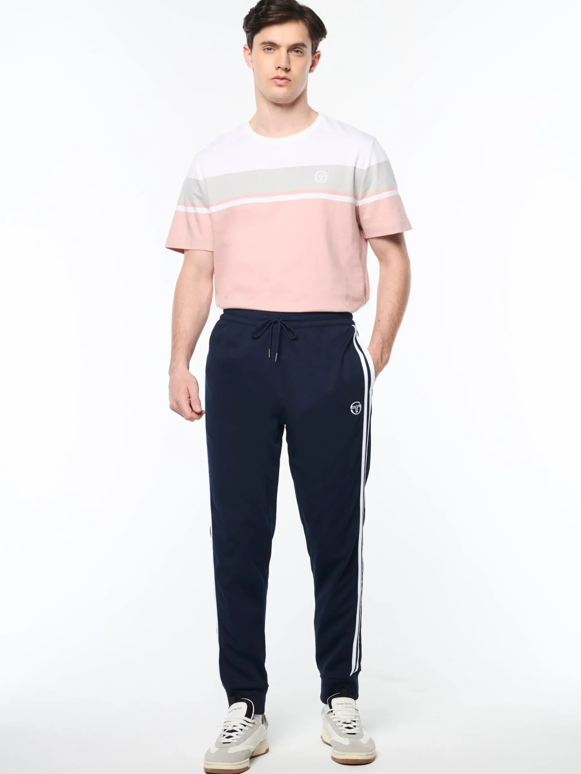 Damarindo Track Pant Archivio- Maritime Blue/ White