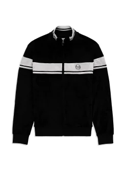 Damarindo Velour Track Jacket- Black Beauty