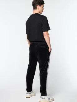 Damarindo Velour Track Pant- Black Beauty