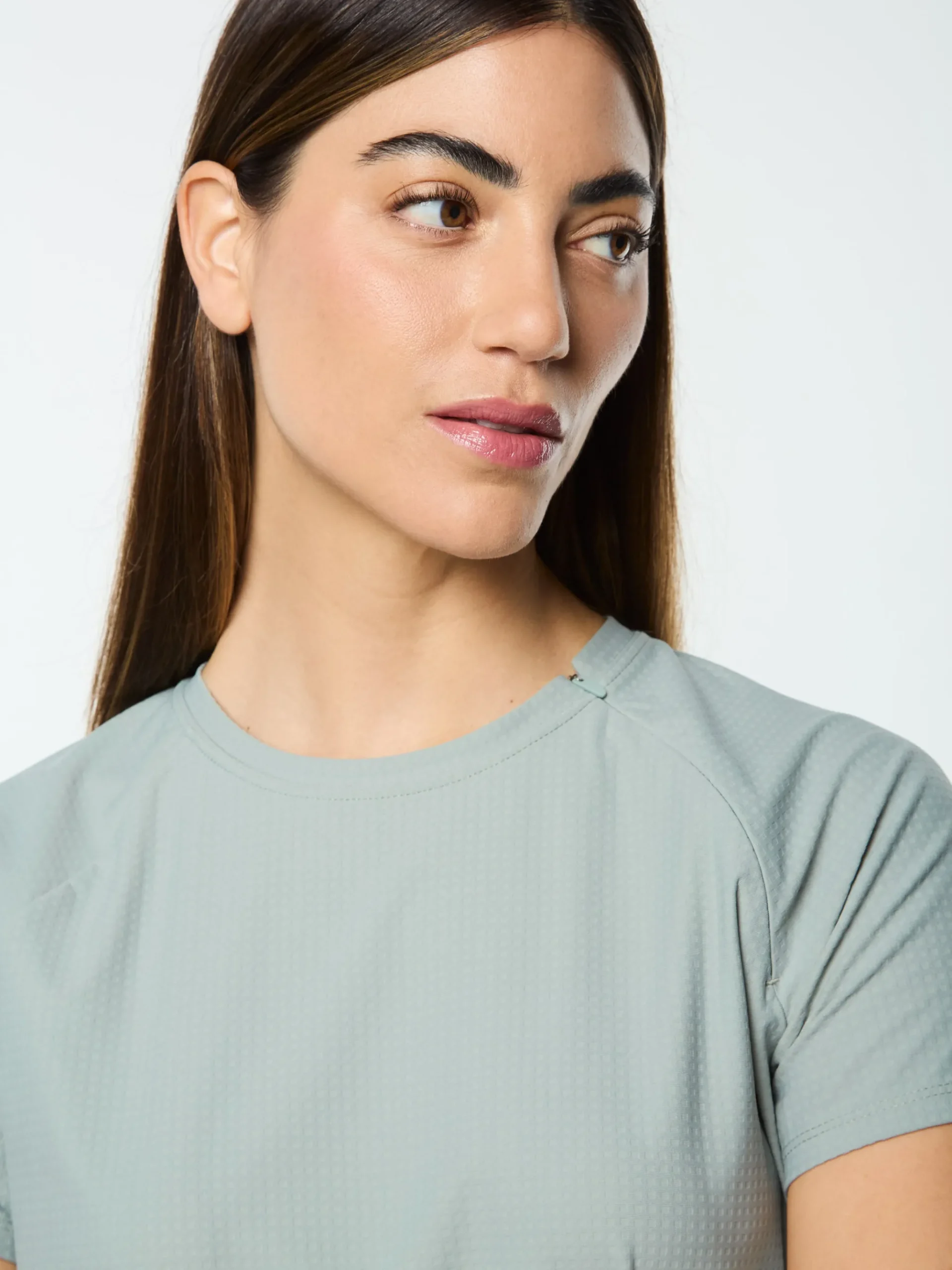 Eva Cropped Top- Slate Gray