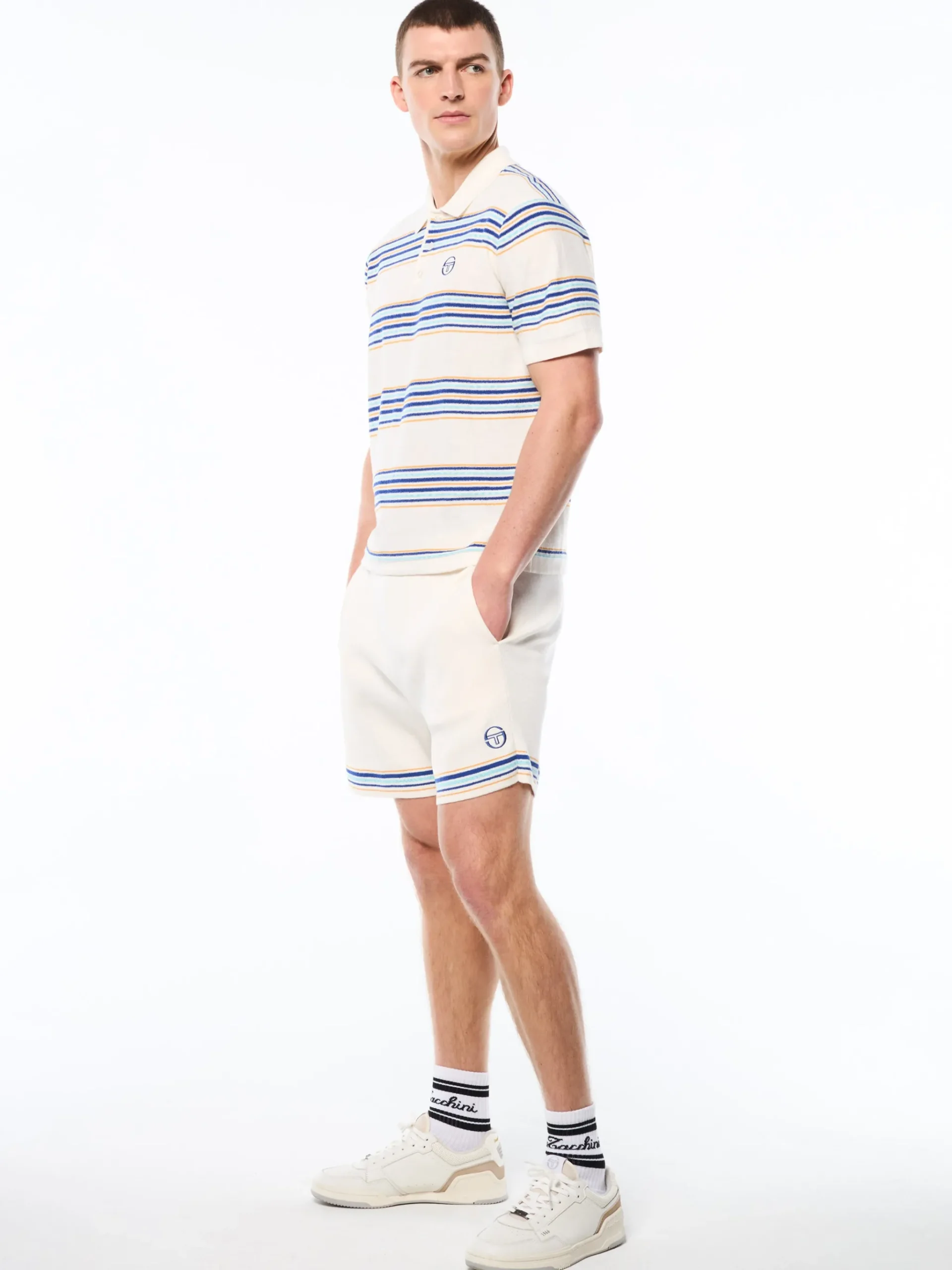 Fausto Sweater Polo-Gardenia