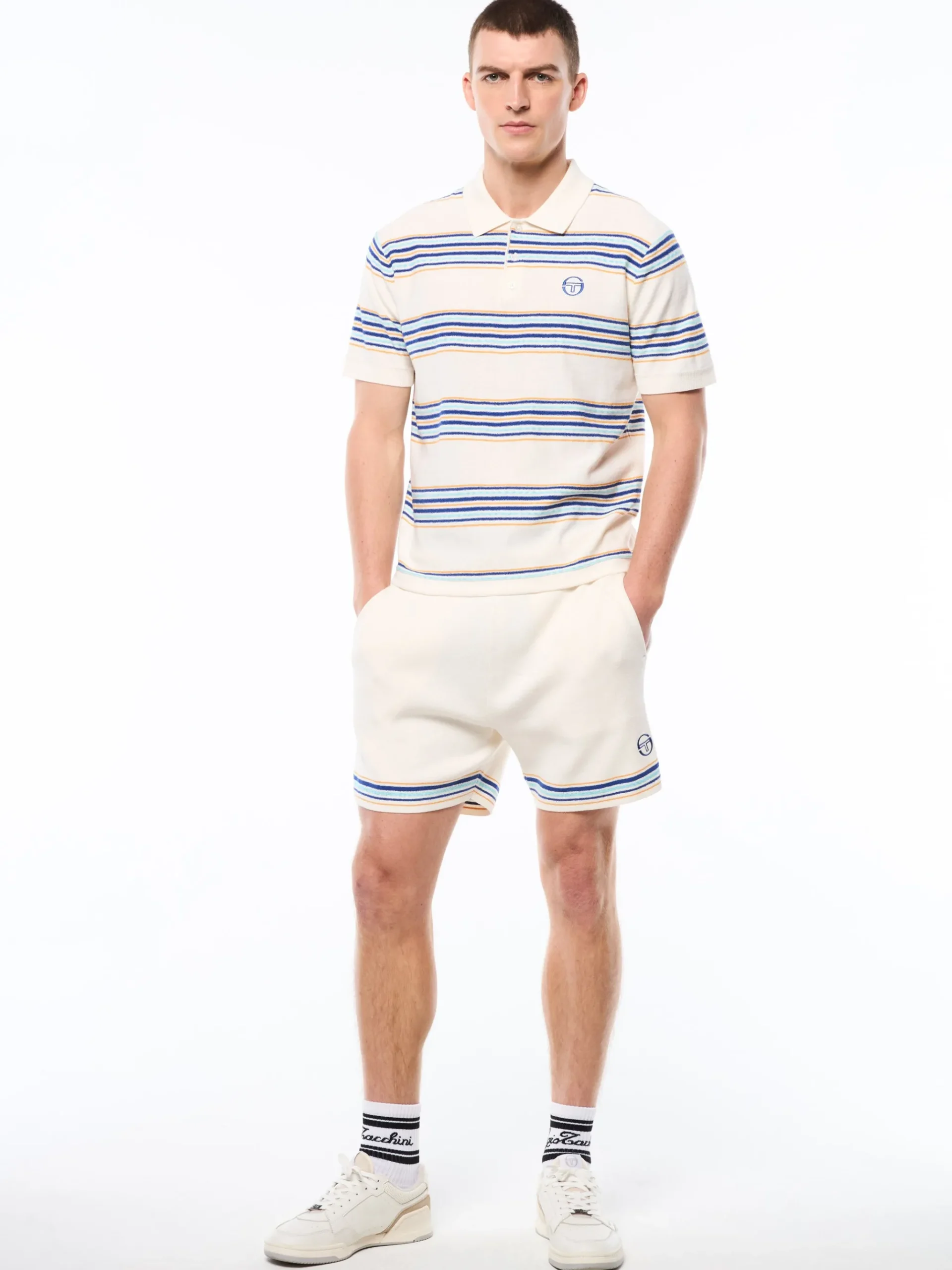 Fausto Sweater Polo-Gardenia