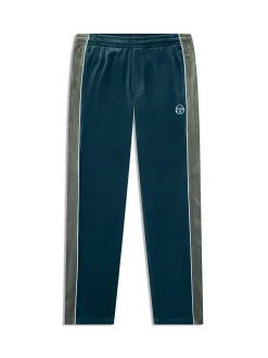 Forato Velour Track Pant-Mediterranea
