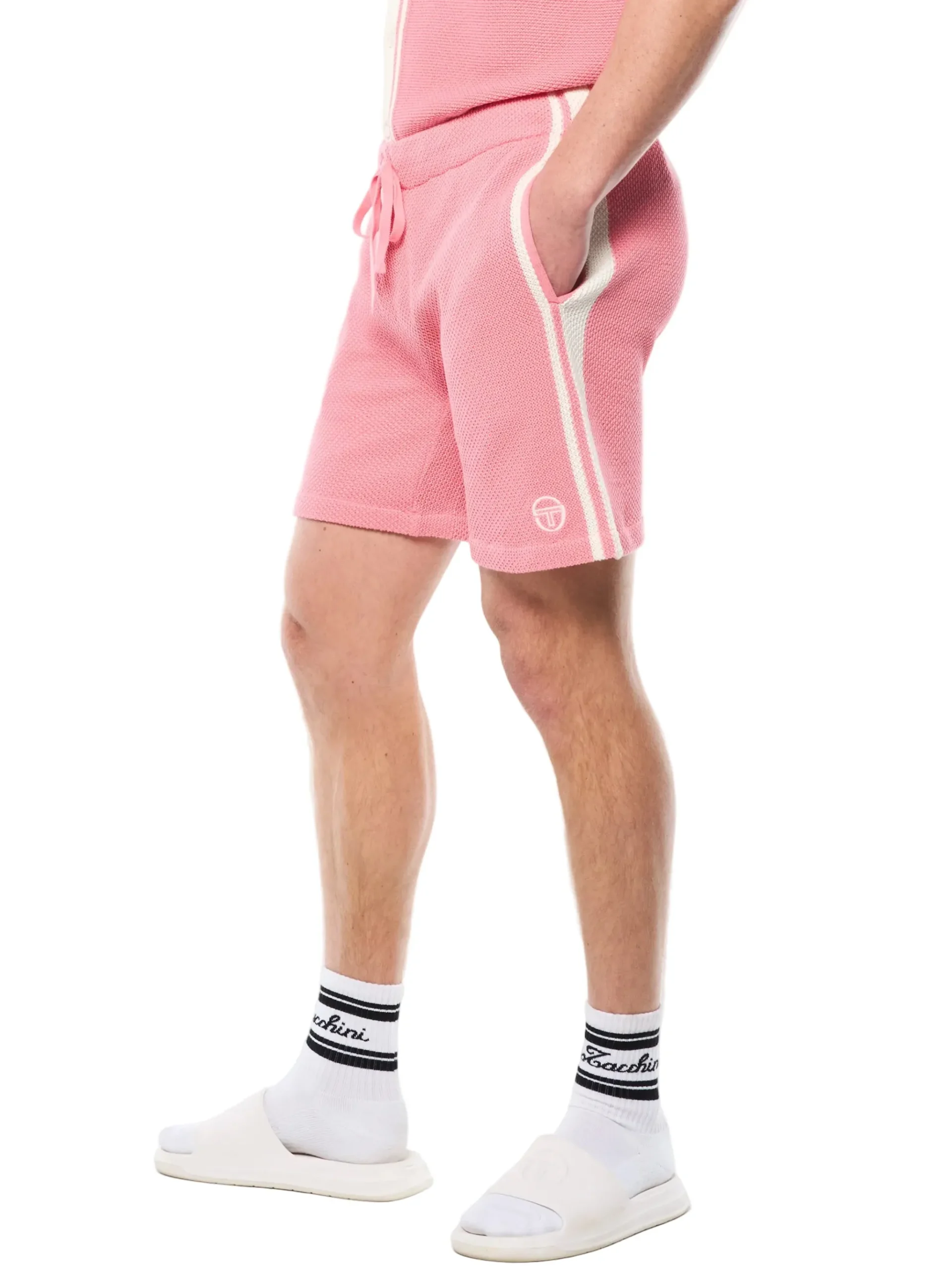 Fratelli Crochet Cabana Short-Geranium Pink