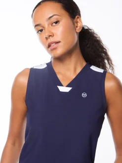 Garbo Tank Top-Maritime Blue