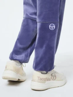 Leta Velour Pant- Heron