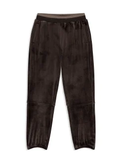 Leta Velour Pant- Mulch