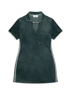Lina Velour Dress- Green Gables
