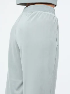 Lina Velour Track Pant- Green Gables