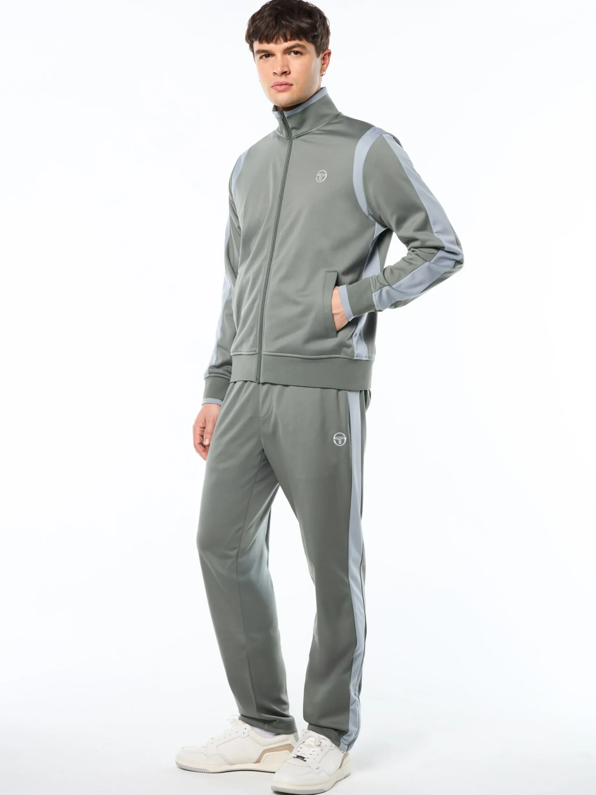 Massimo Track Jacket-Agave Green