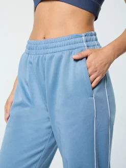 Miss Lioni Track Pant- Faded Denim