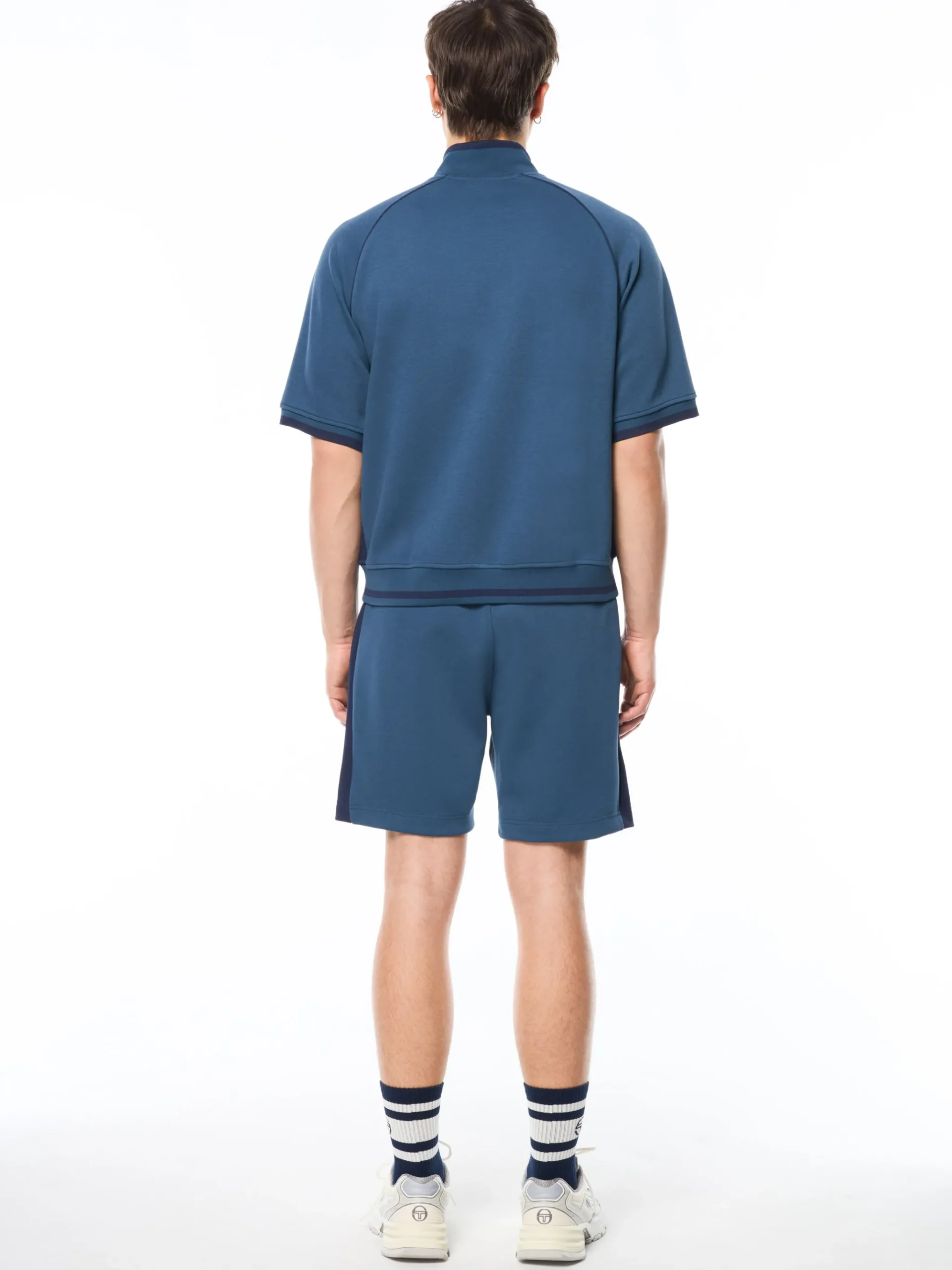 Pannello Short Sleeve Track Jacket-Key Largo
