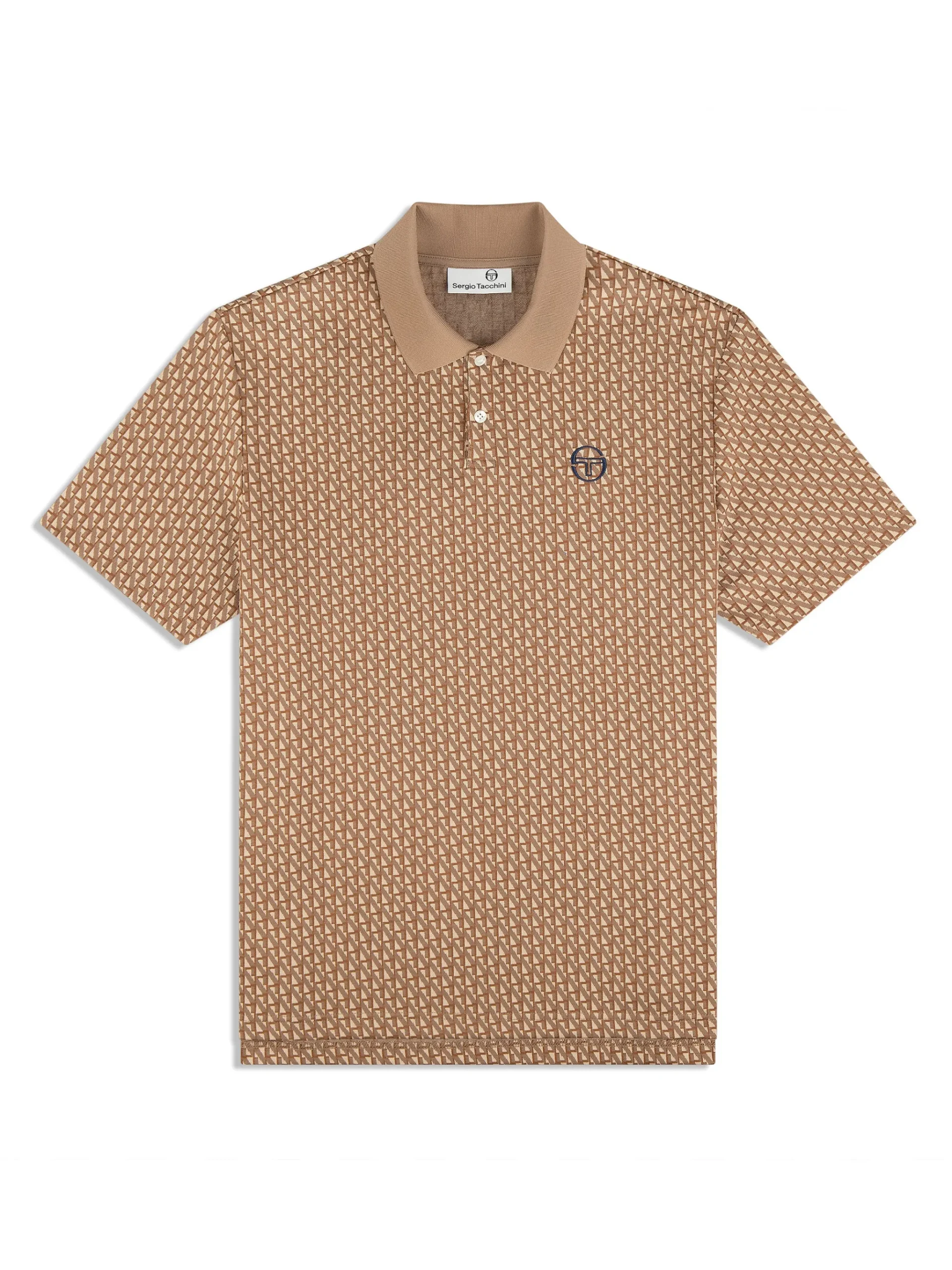Paolo Knit Polo- Taupe Grey