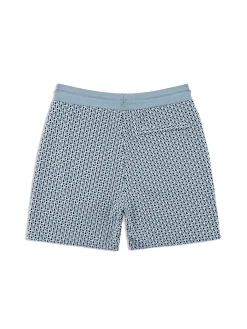 Paolo Knit Shorts- Faded Denim