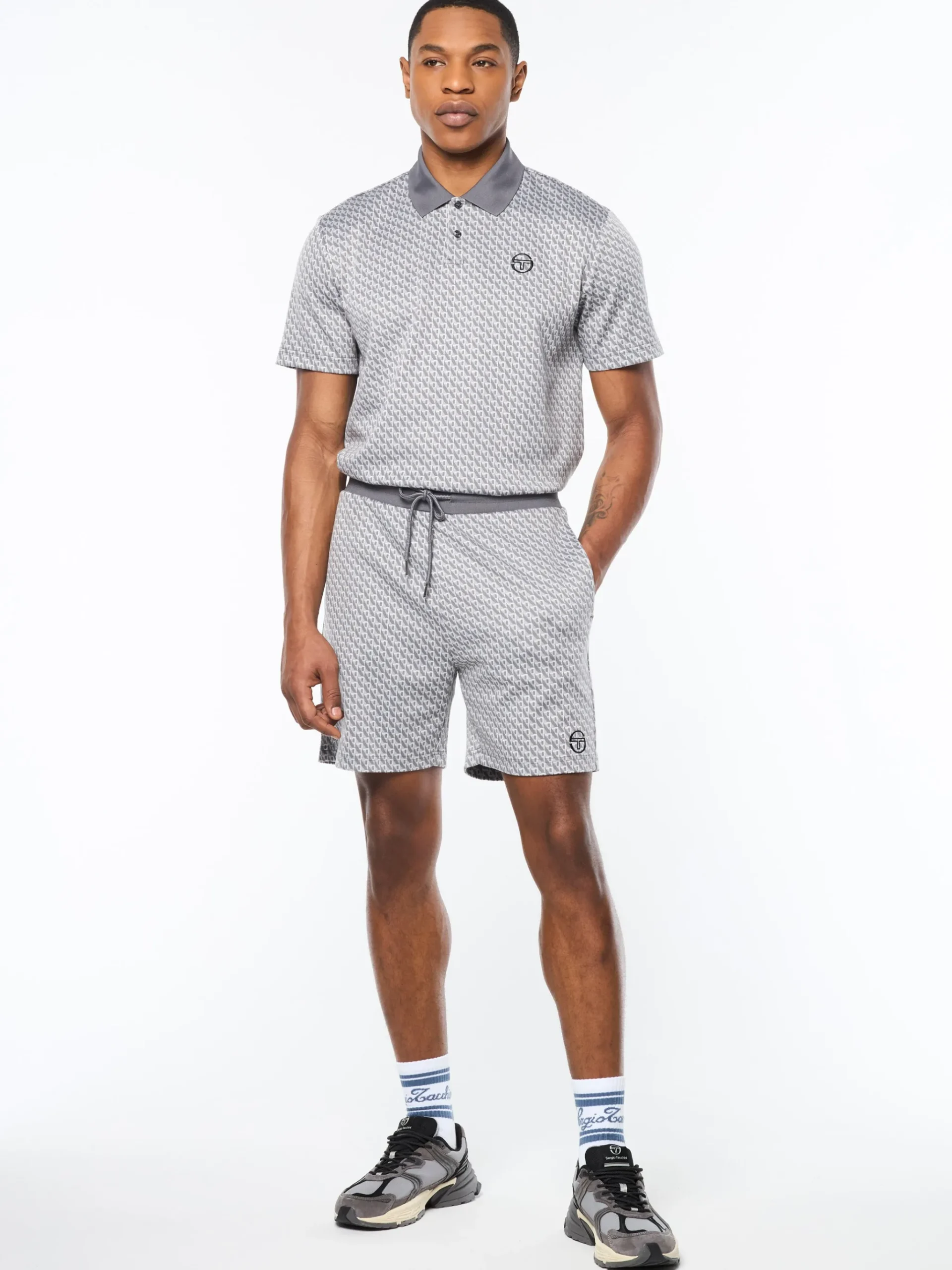 Paolo Knit Shorts- Quiet Shade