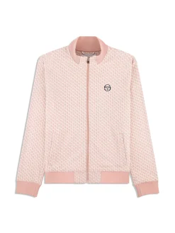 Paolo Knit Track Jacket- Pale Mauve