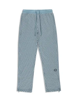 Paolo Knit Track Pant- Faded Denim
