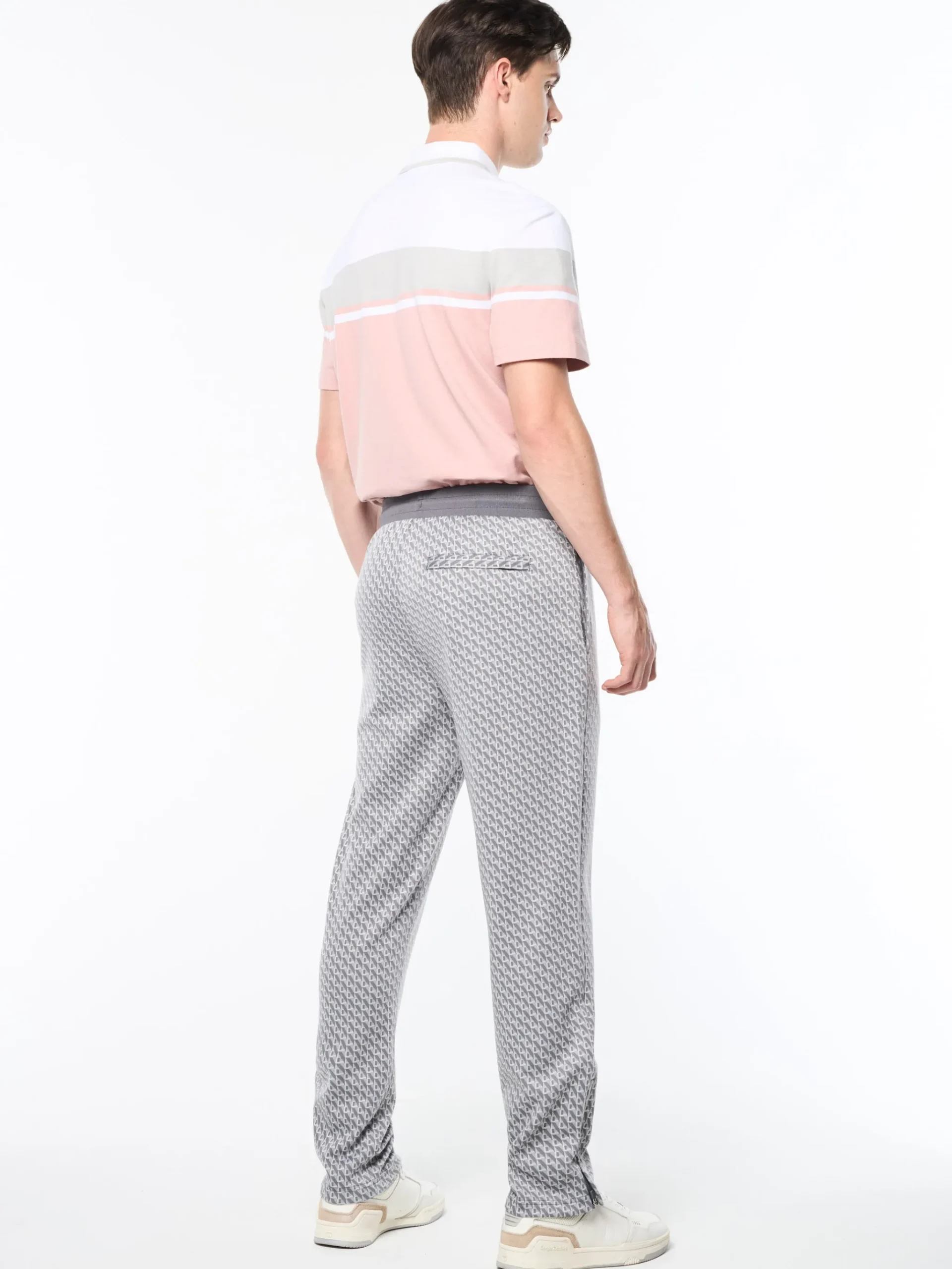 Paolo Knit Track Pant- Quiet Shade