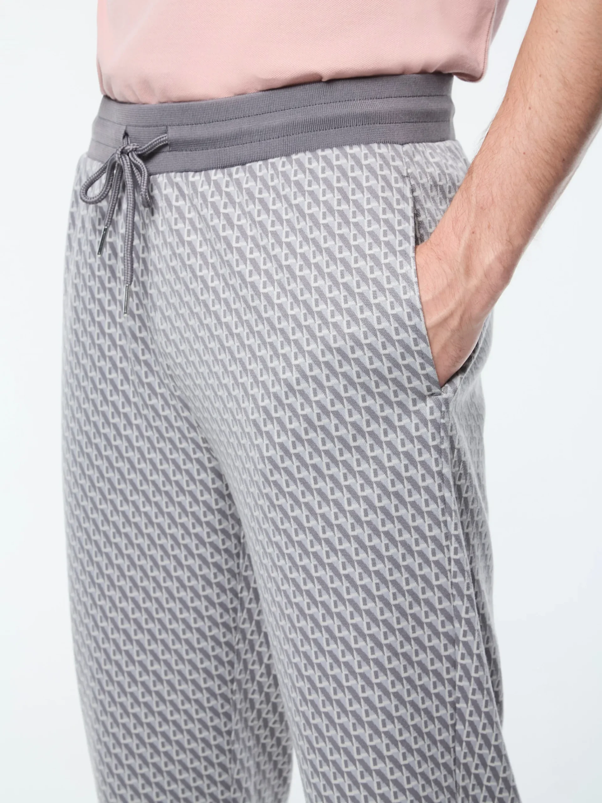 Paolo Knit Track Pant- Quiet Shade