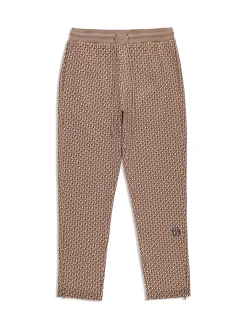 Paolo Knit Track Pant- Taupe Grey