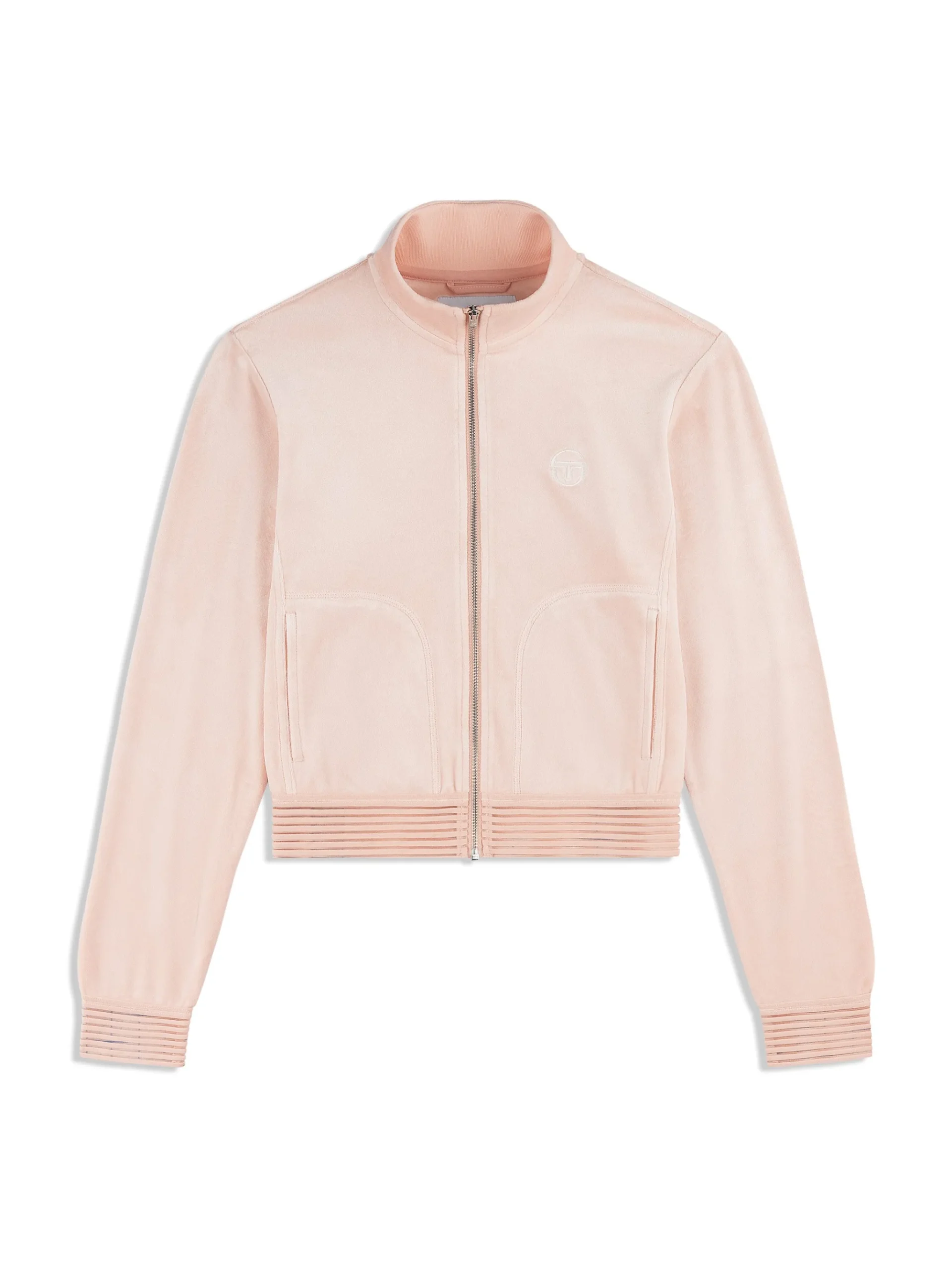 Piera Velour Track Jacket- Evening Sand