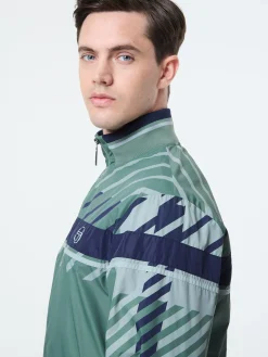 Quadretto Track Jacket- Duck Green