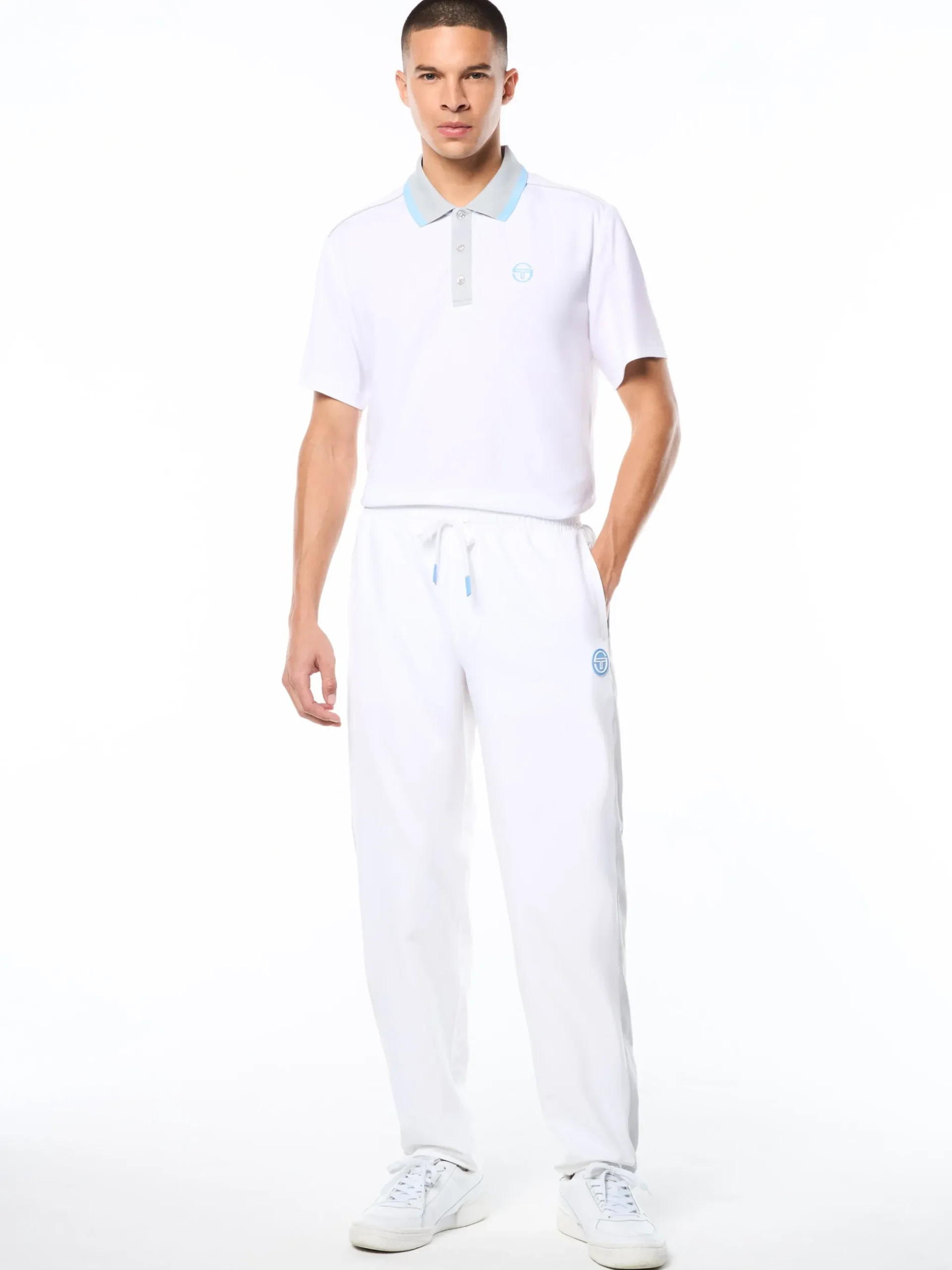 Racchetto Track Pant-Brilliant White