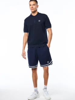 Sabino Knit Polo-Maritime Blue