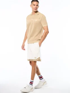 Sabino Knit Polo-Mojave Desert
